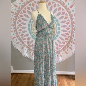 Baevely Fitted Spring Floral Maxi